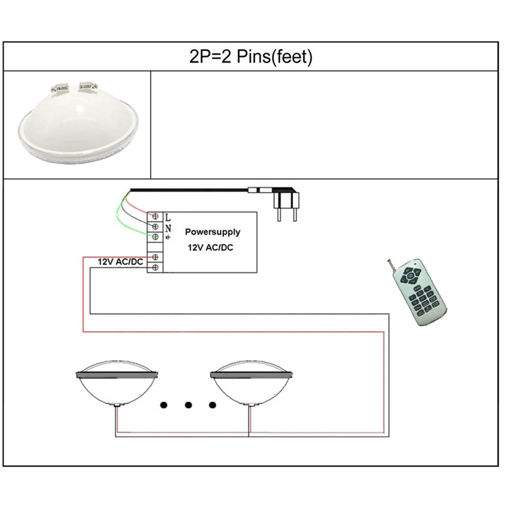45W 25W PAR56 RGB LED Yüzme Ha - Xy Spa & Wellness incelemesi ve fiyatı