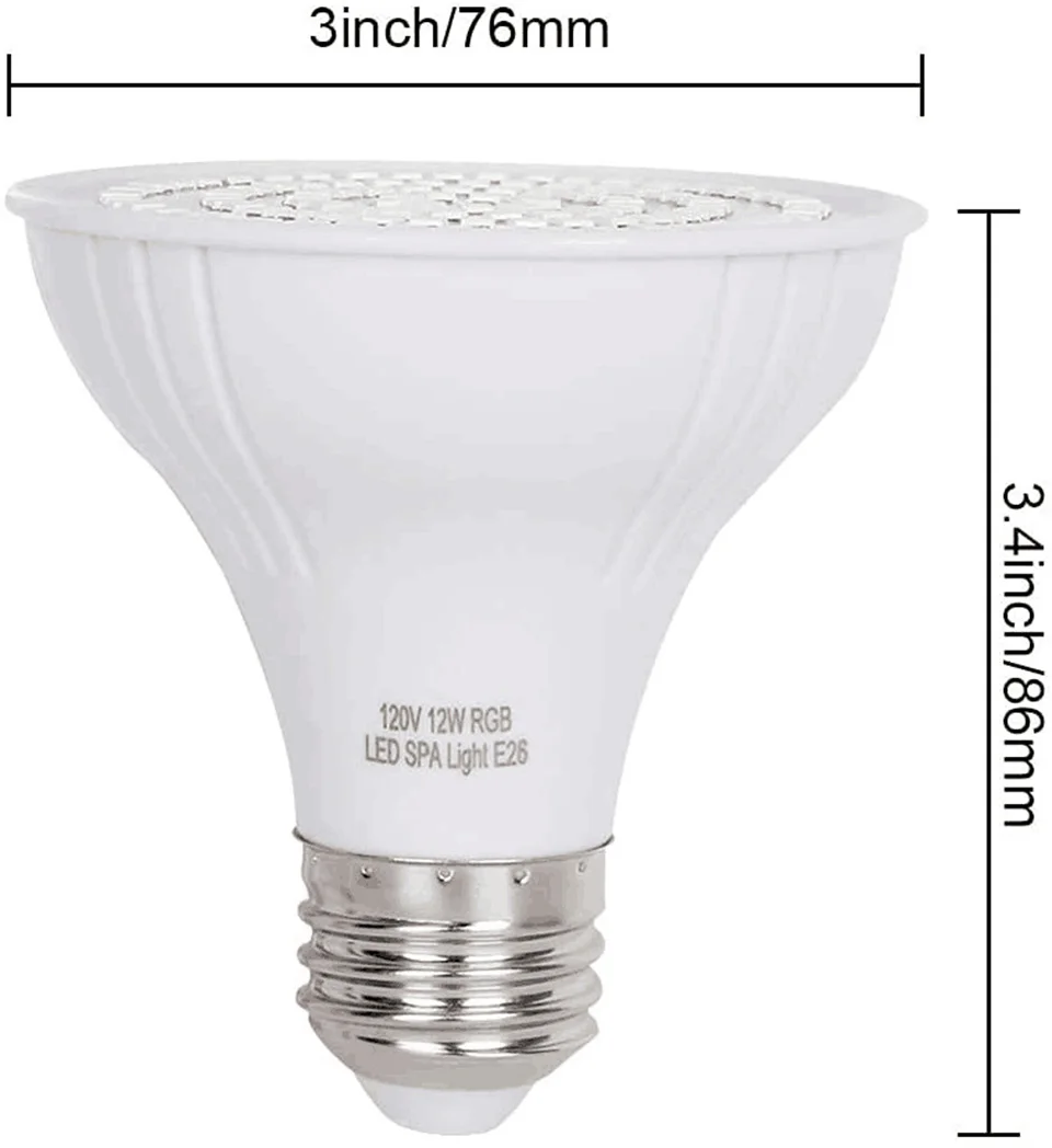 LED Yüzme Havuzu Işık E27 E26  - Xy Spa & Wellness incelemesi ve fiyatı
